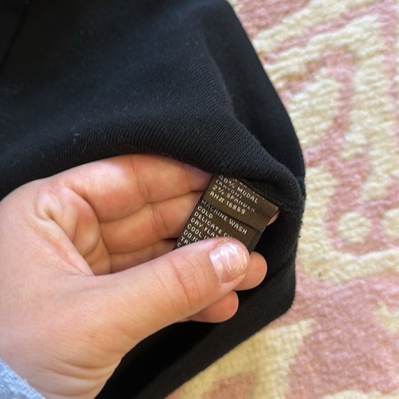 J McLaughlin Women's Black V Neck Sweater with Decorative Collar Long Sleeve - Picture 5 of 9